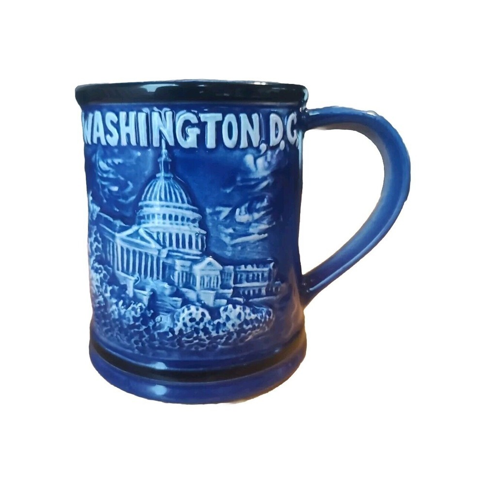 Washington DC Souvenir Coffee Mug Capitol Building Cup Textured
